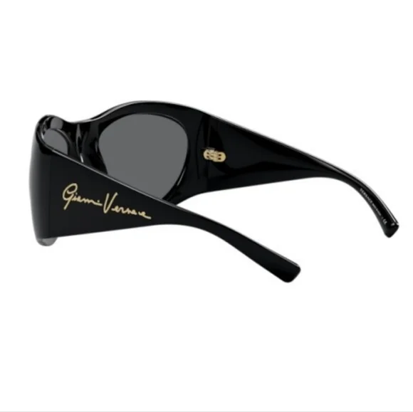 NEW VERSACE VE4392 OVERSIZED SUNGLASSES VE 4392 GB1/87 BLACK EYEWEAR MOD 4392 NEW VERSACE VE4392 OVERSIZED SUNGLASSES VE 4392 GB1/87 BLACK  main image 3